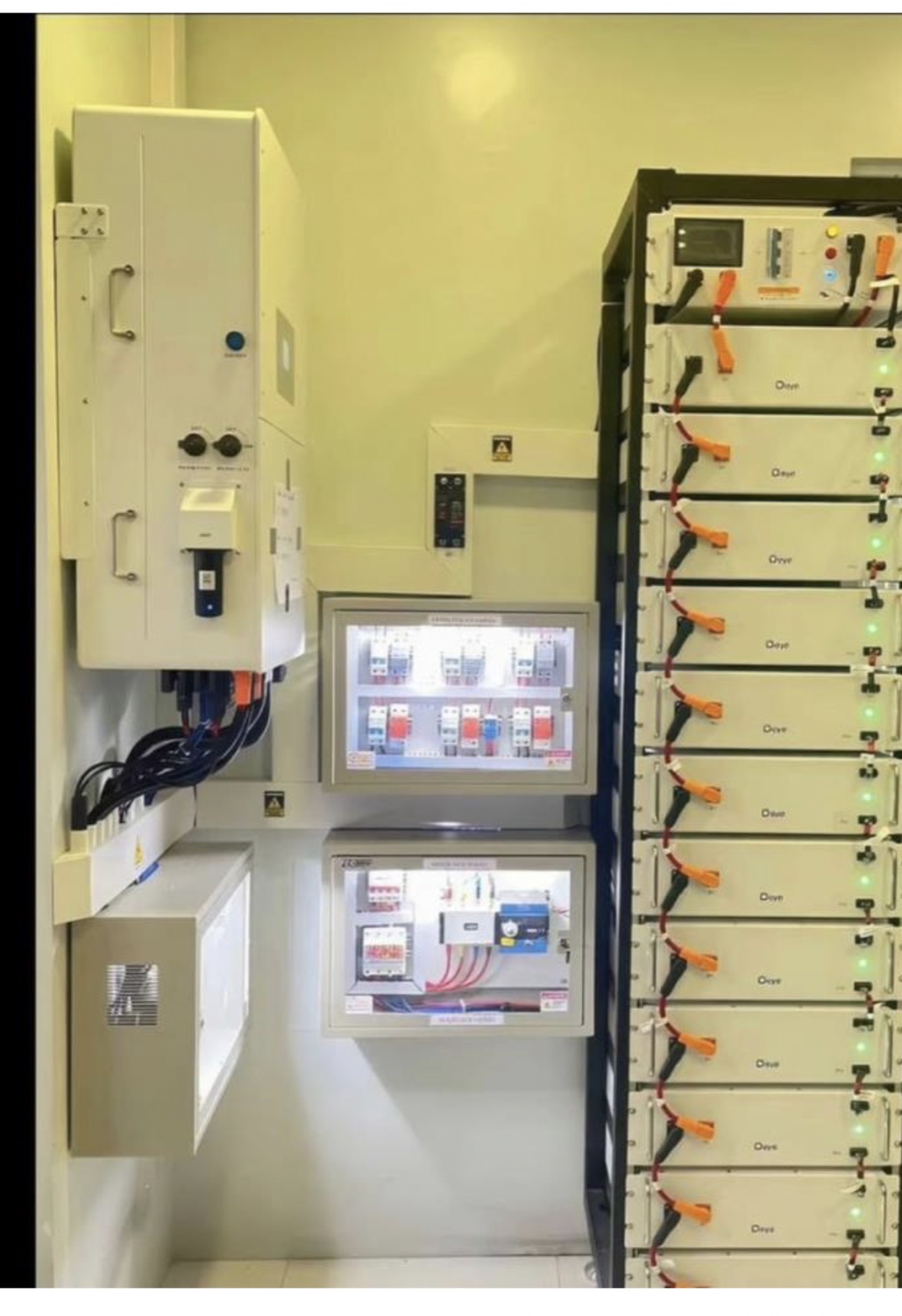 80 kW solar inverter and 169 kWh lithium battery rack installed for Brook Finance in Lekki Lagos