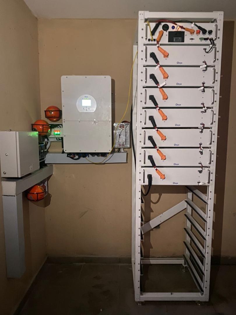 30kW solar and inverter installation for a hospital in Nigeria with a redundant lithium battery bank