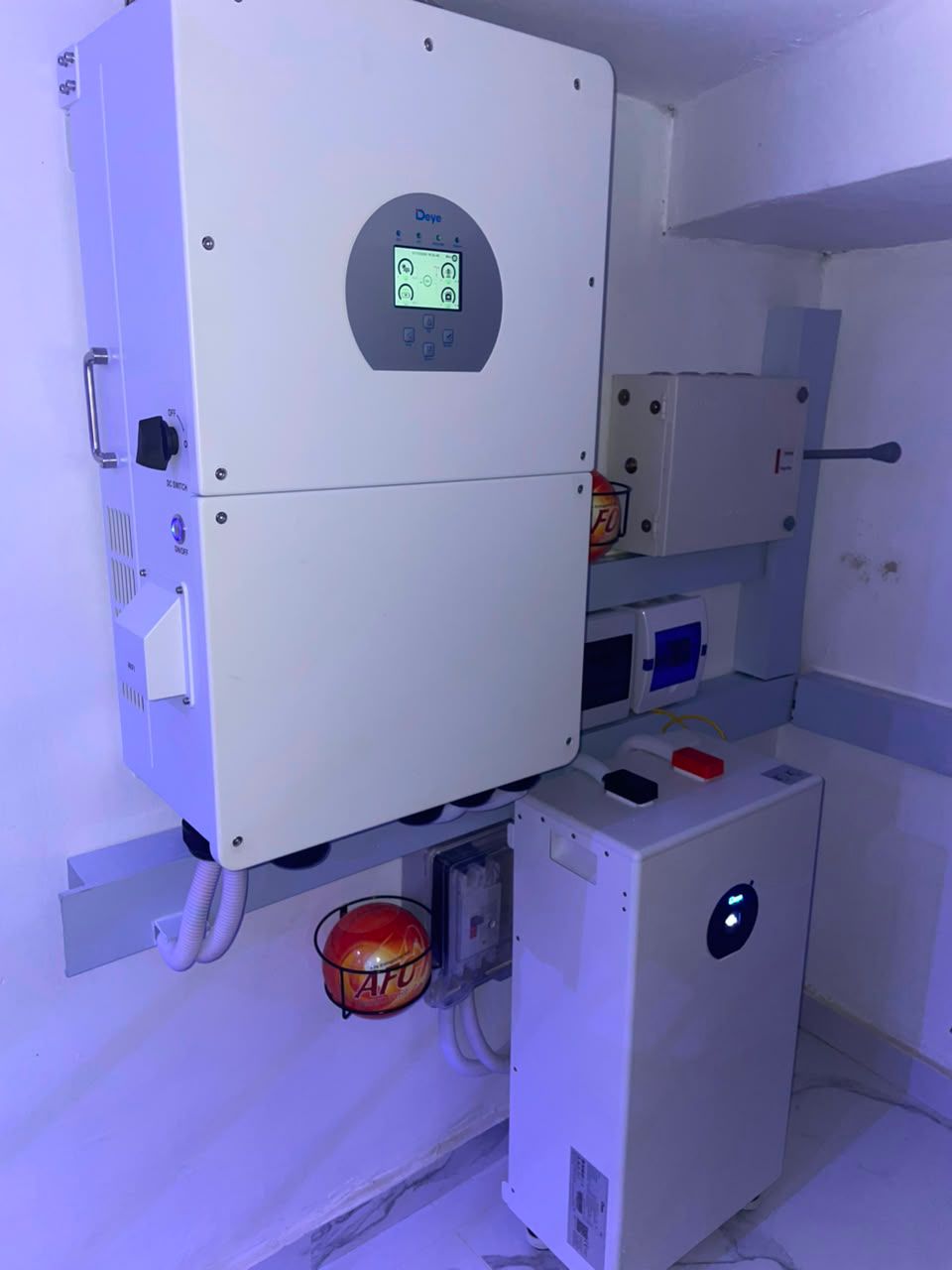 8kW 48V complete solar and inverter system installed by Solar World Electric in Nigeria
